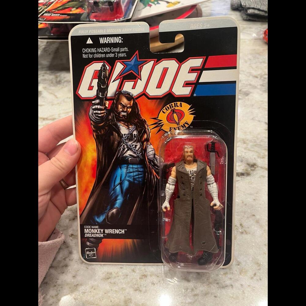 GI JOE 2005 DTC MONKEY WRENCH DREADNOK Direct To Consumer NEW SEALED CARD